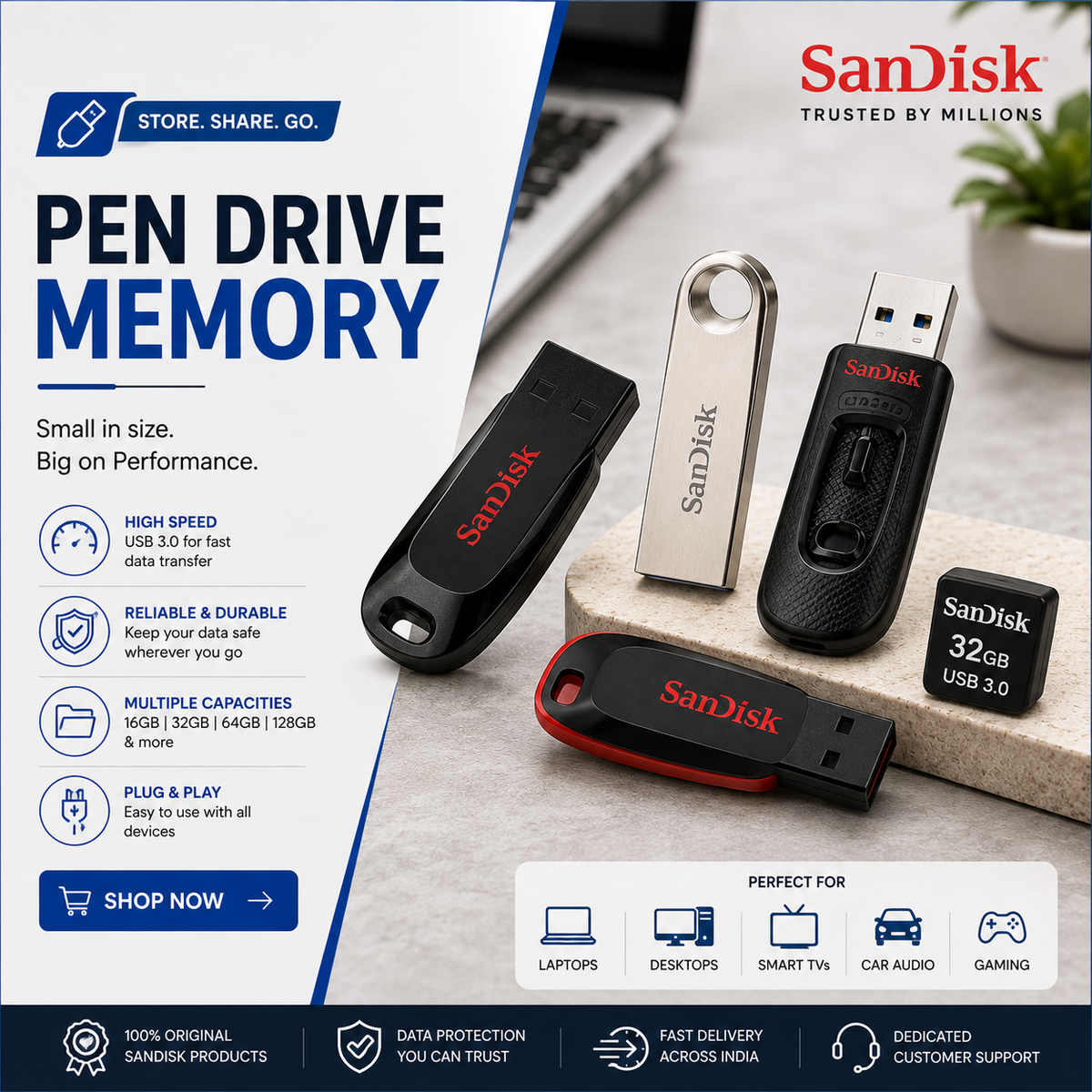 Pen drive memory