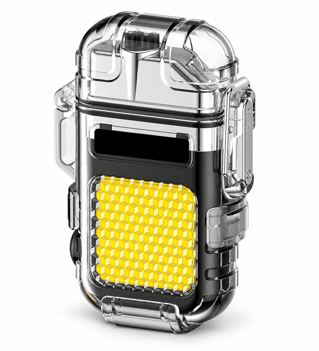 Electric Cigarette Lighter with Wind-Resistant Arc Ignition | Premium Portable Flameless Lighter for Outdoor & Daily Use | Pack of 1