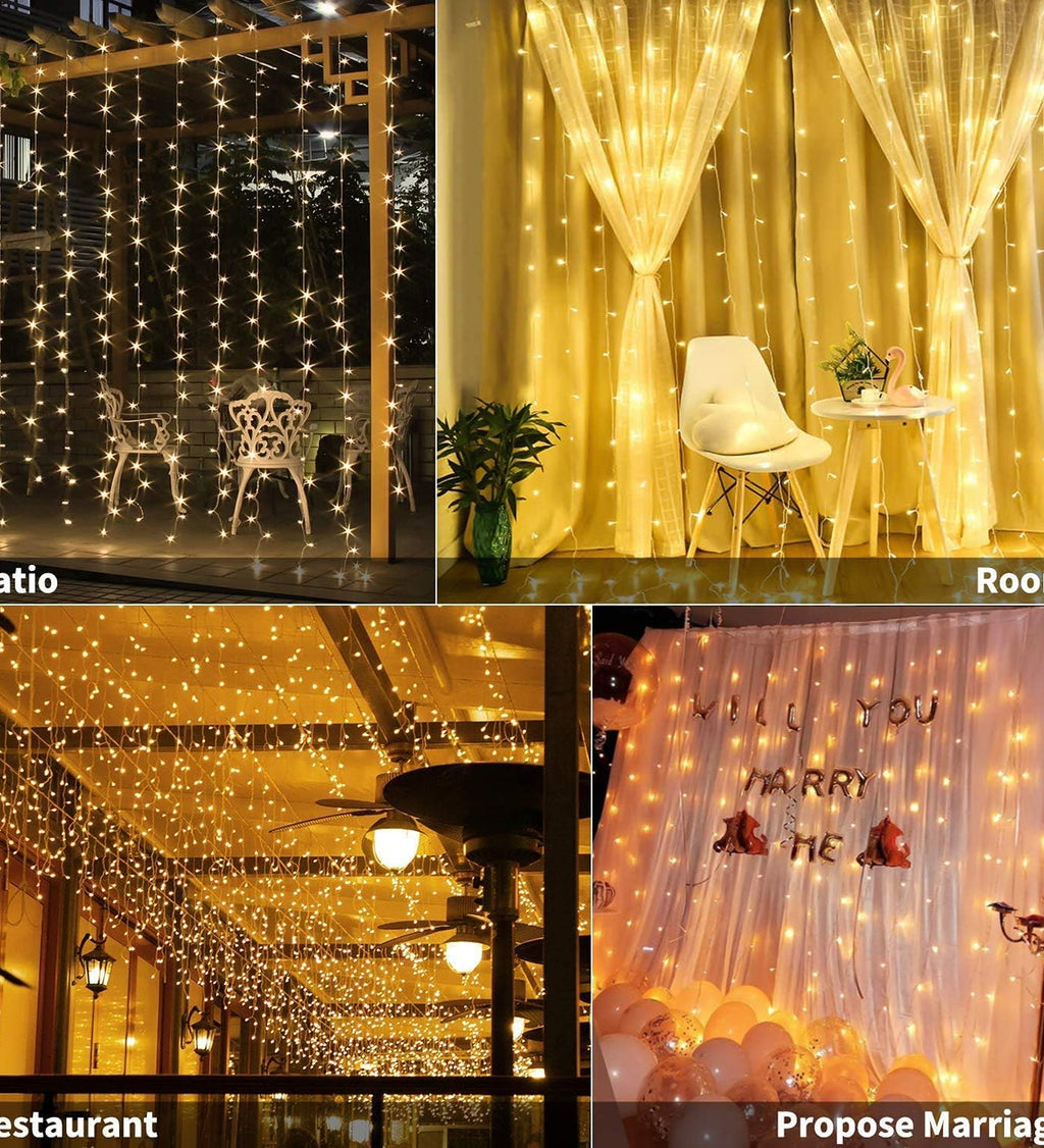 DZK 14 Meter (48 Feet) Warm White LED String Light