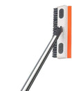 DZK 3 in 1 Telescopic Floor Cleaning Brush with Rubber Wiper