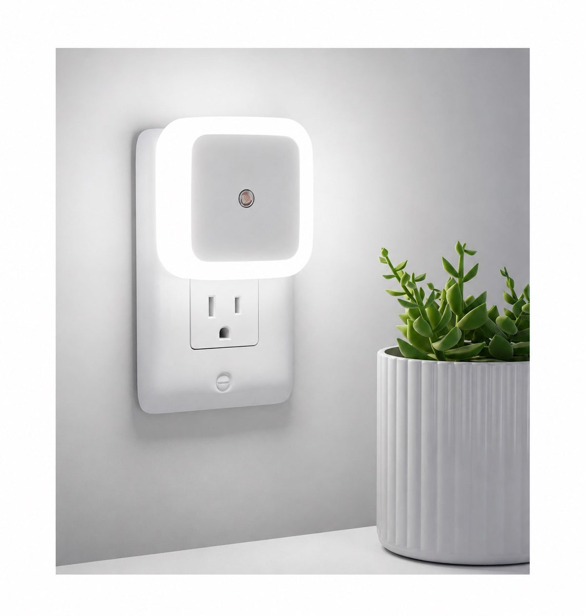 DZK Dusk to Dawn LED Night Light with Auto Light Sensor