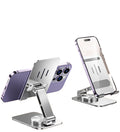 DZK 360 Degree Rotation Foldable Aluminum Alloy Mobile & Tablet Stand