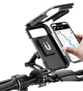 DZK Waterproof Motorcycle Bike Mobile Phone Holder with Handlebar Mount
