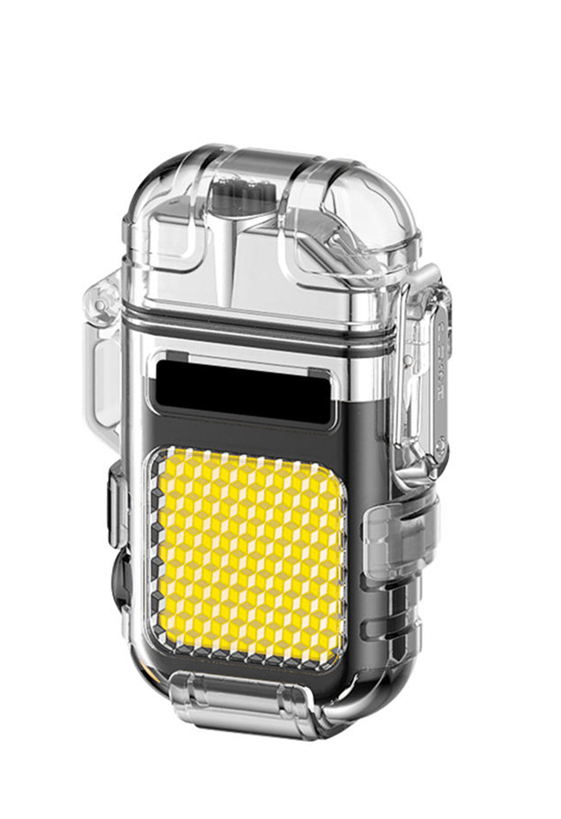 Rechargeable Windproof Torch Lighter with COB Flashlight USB Electric Lighter