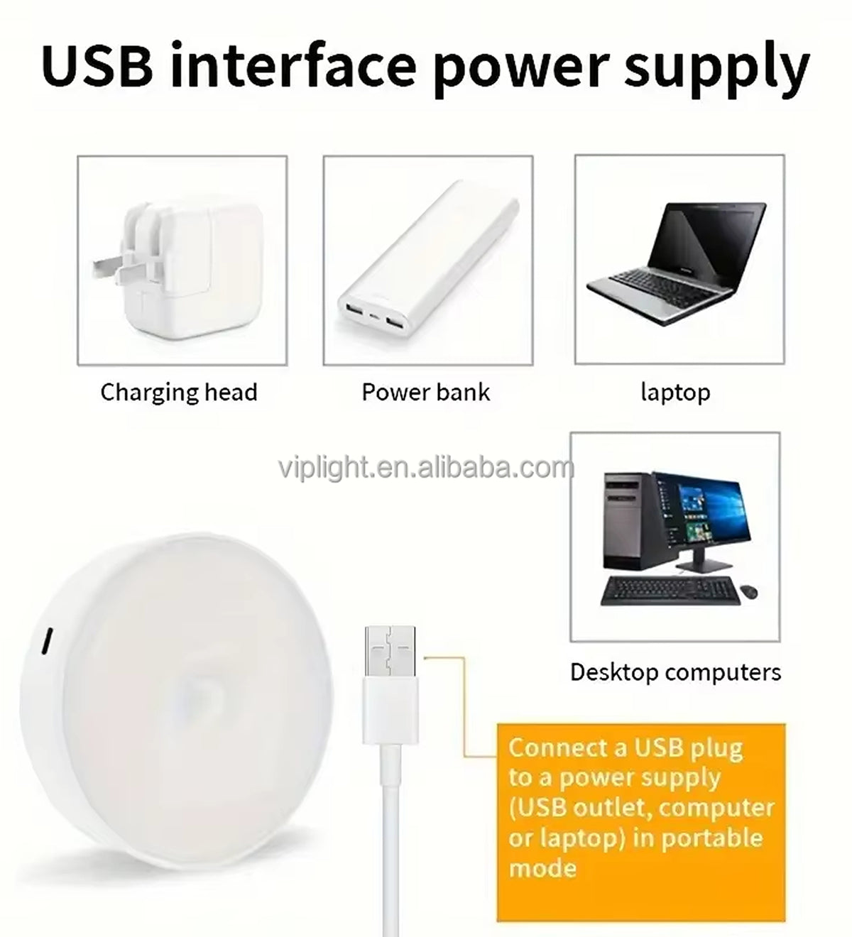 USB LED Motion Sensor Night Light