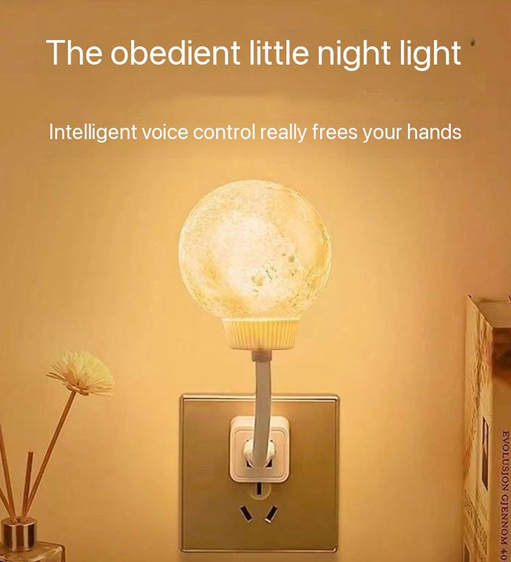Moon Night Light USB LED Lamp Portable Flexible Reading Light