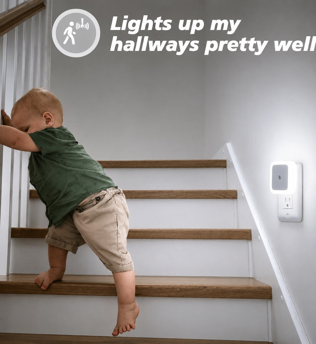 DZK Dusk to Dawn LED Night Light with Auto Light Sensor