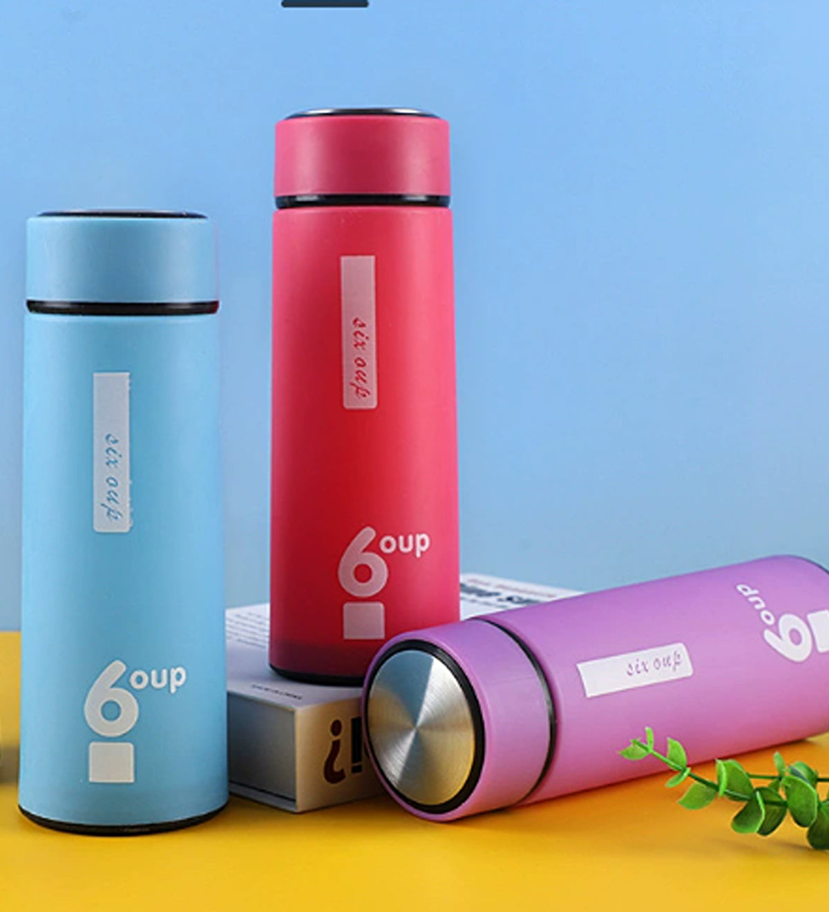 Glass Water Bottle 400ml Leak Proof Portable Bottle
