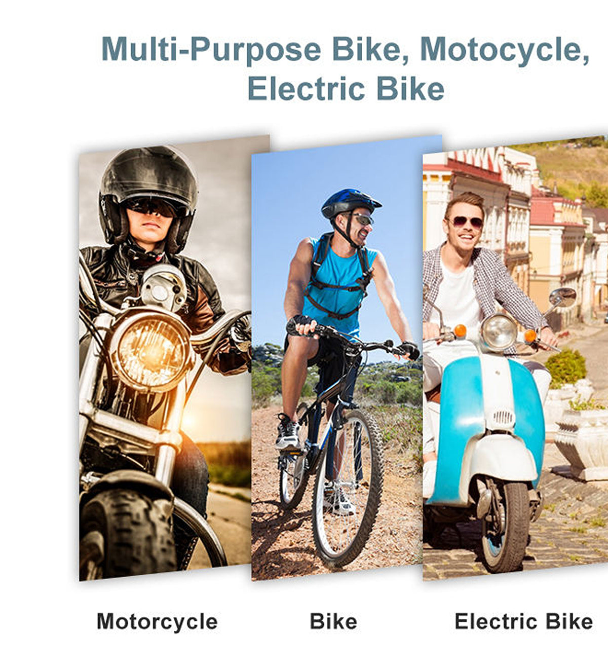 DZK Waterproof Motorcycle Bike Mobile Phone Holder with Handlebar Mount