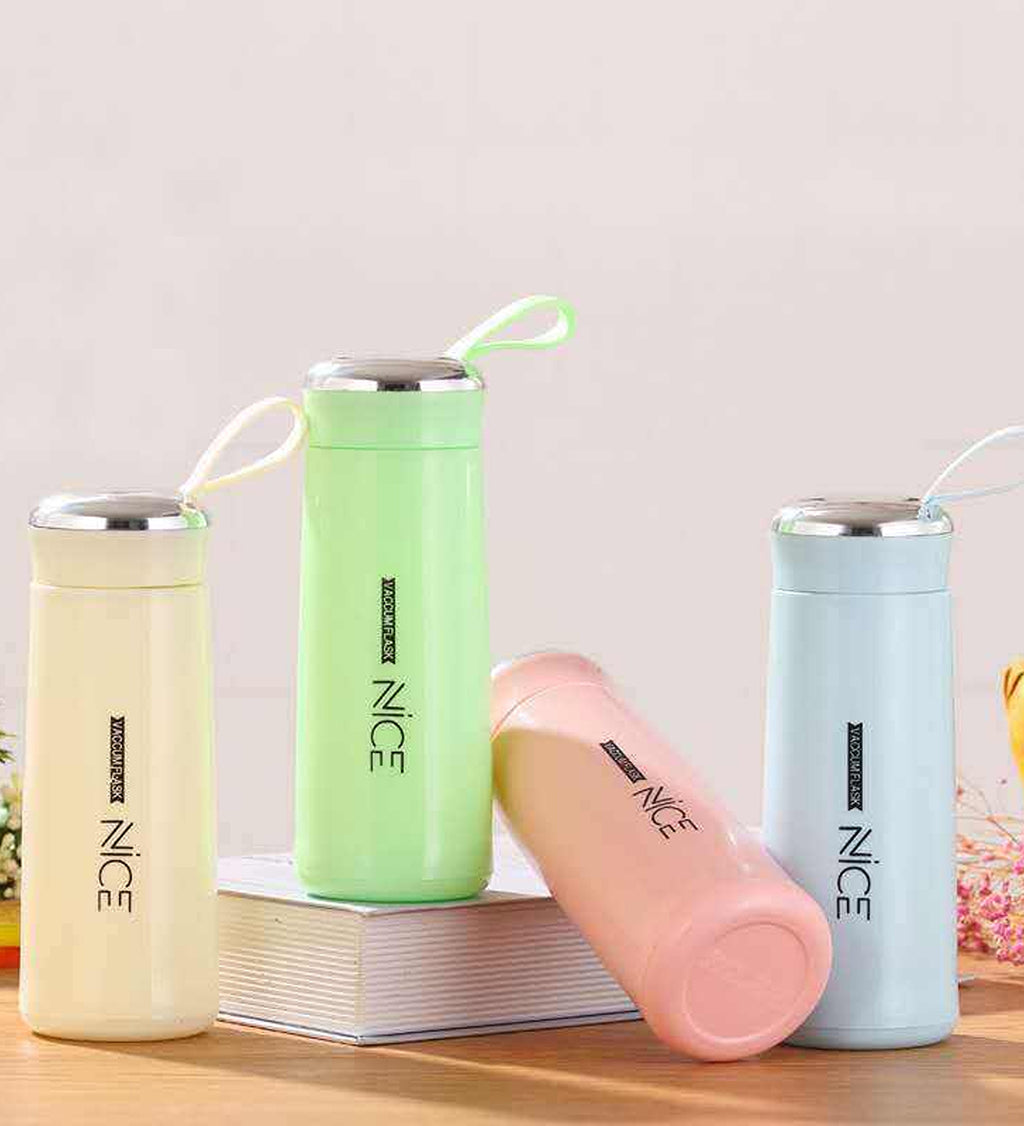 Stainless Steel Vacuum Insulated Water Bottle 400ml Leak Proof Flask