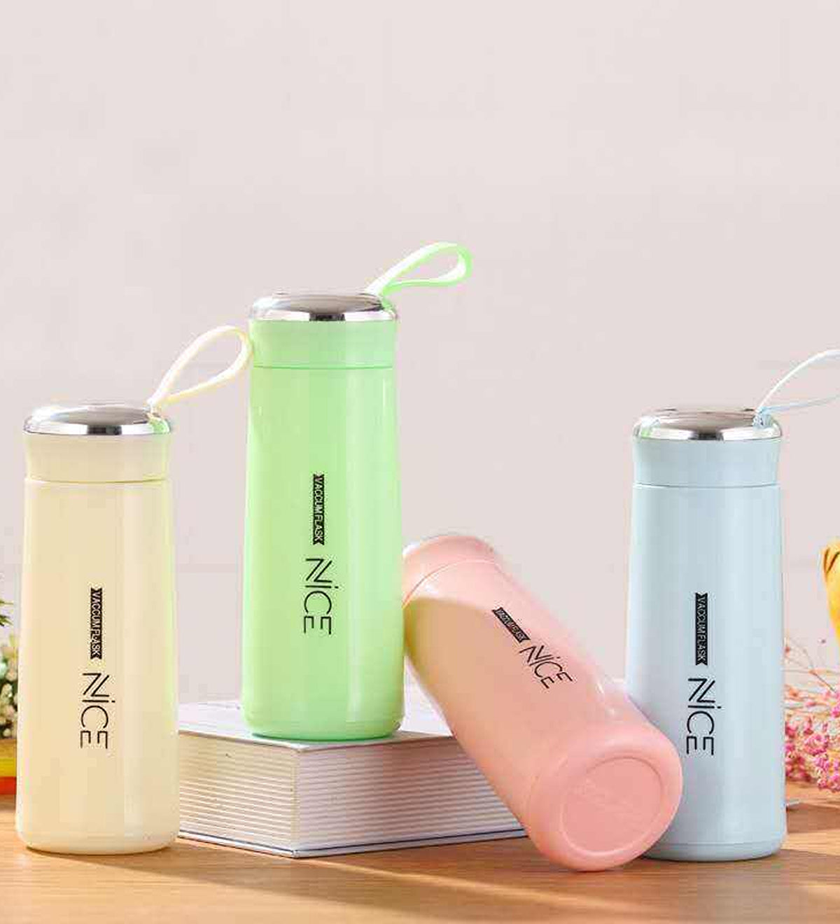 Stainless Steel Vacuum Insulated Water Bottle 400ml Leak Proof Flask