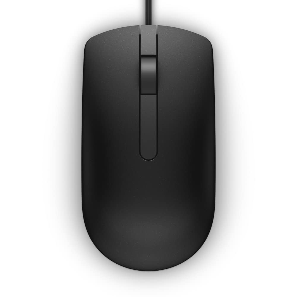 Dell MS116 Wired Optical Mouse 1000 DPI USB Black