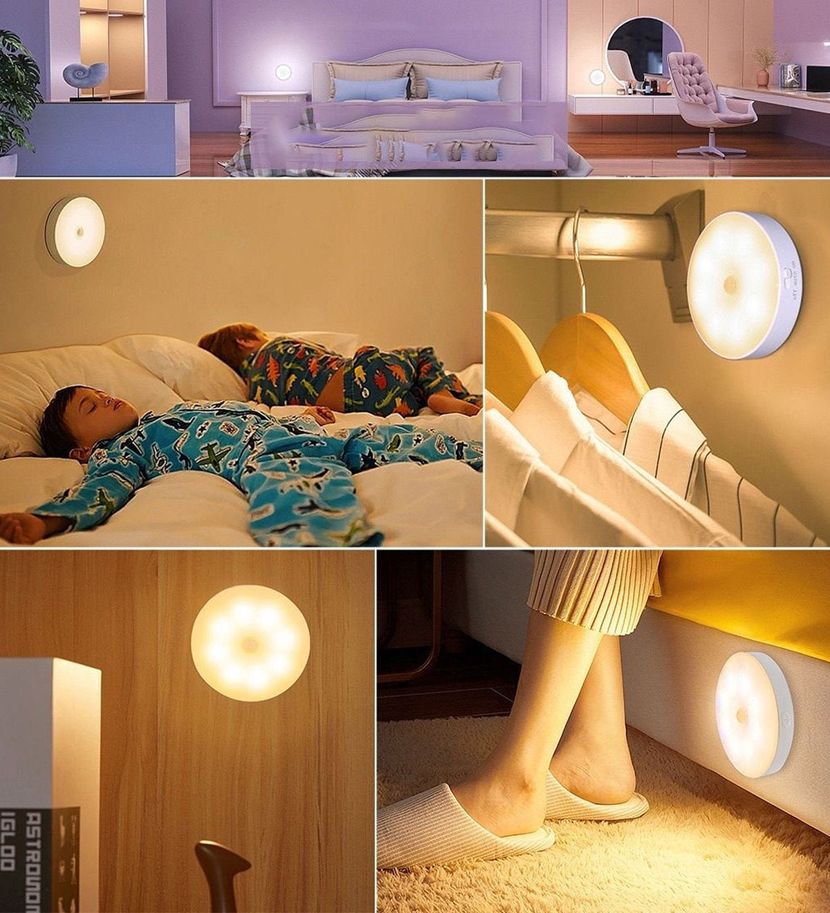 USB LED Motion Sensor Night Light