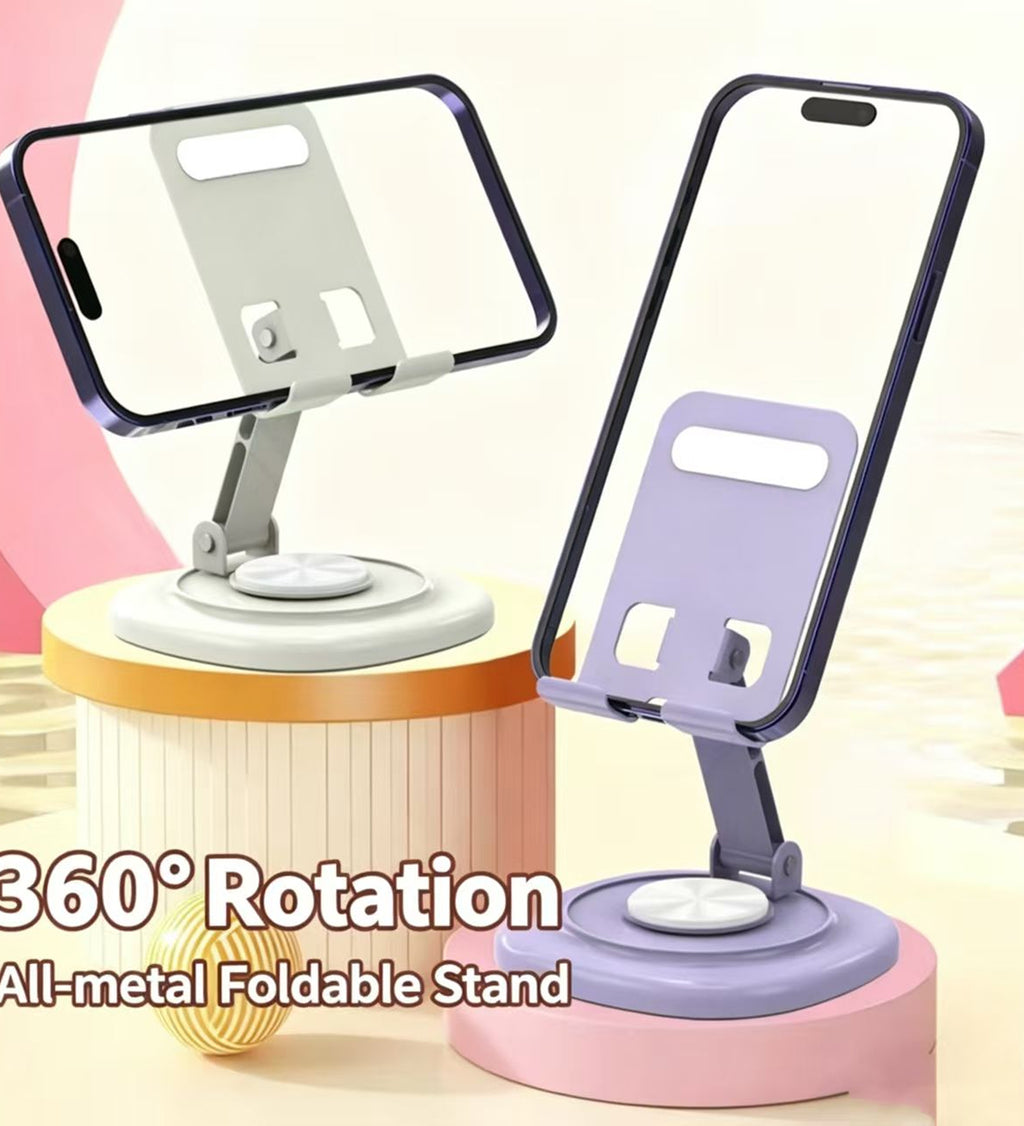 DZK Adjustable 360° Rotation Foldable Mobile Phone Stand