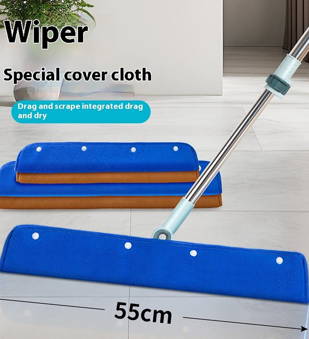 DZK Telescopic Silicone Floor Water Wiper with Stainless Steel Handle