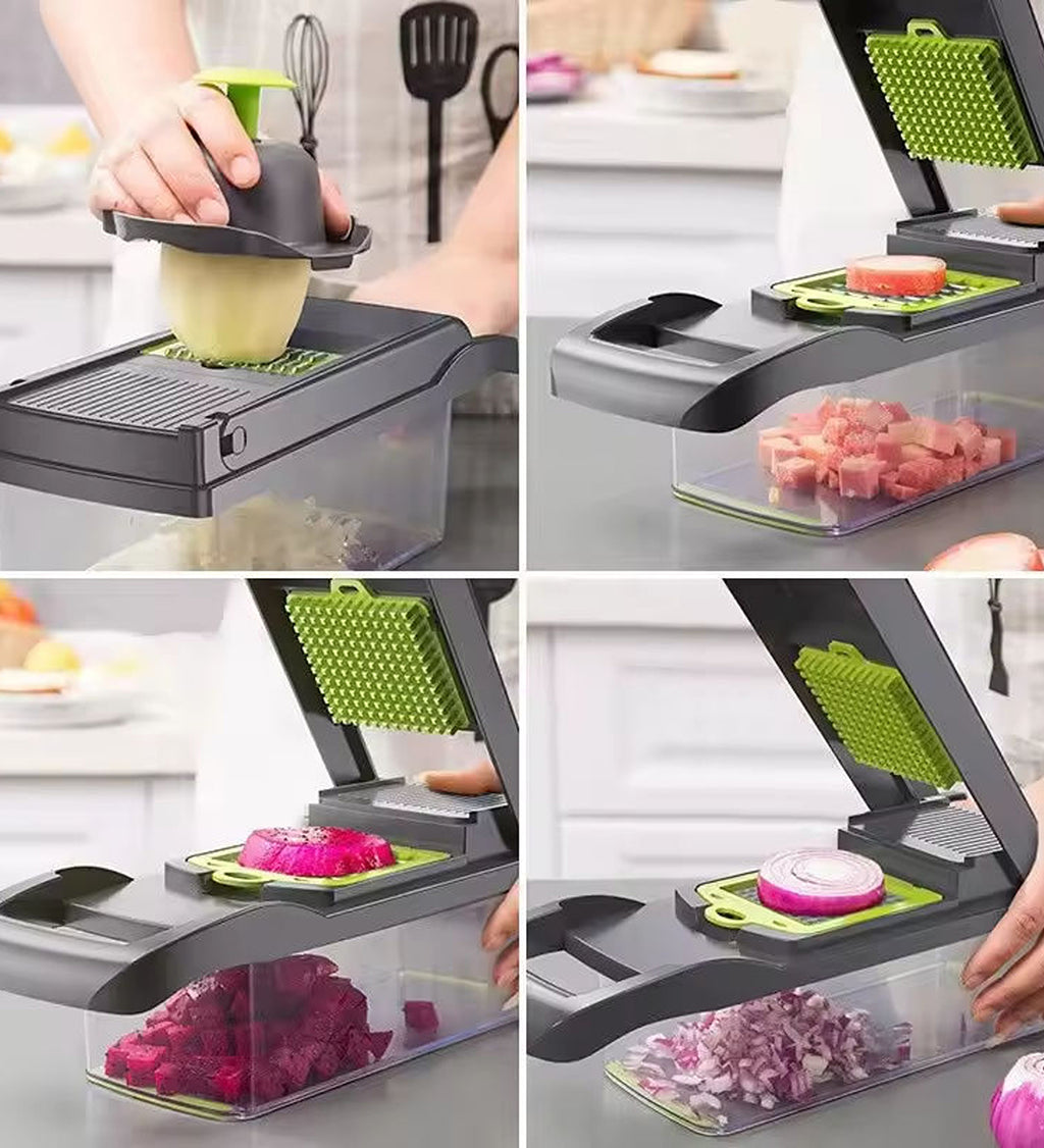 DZK 16 in 1 Vegetable & Onion Chopper Pro