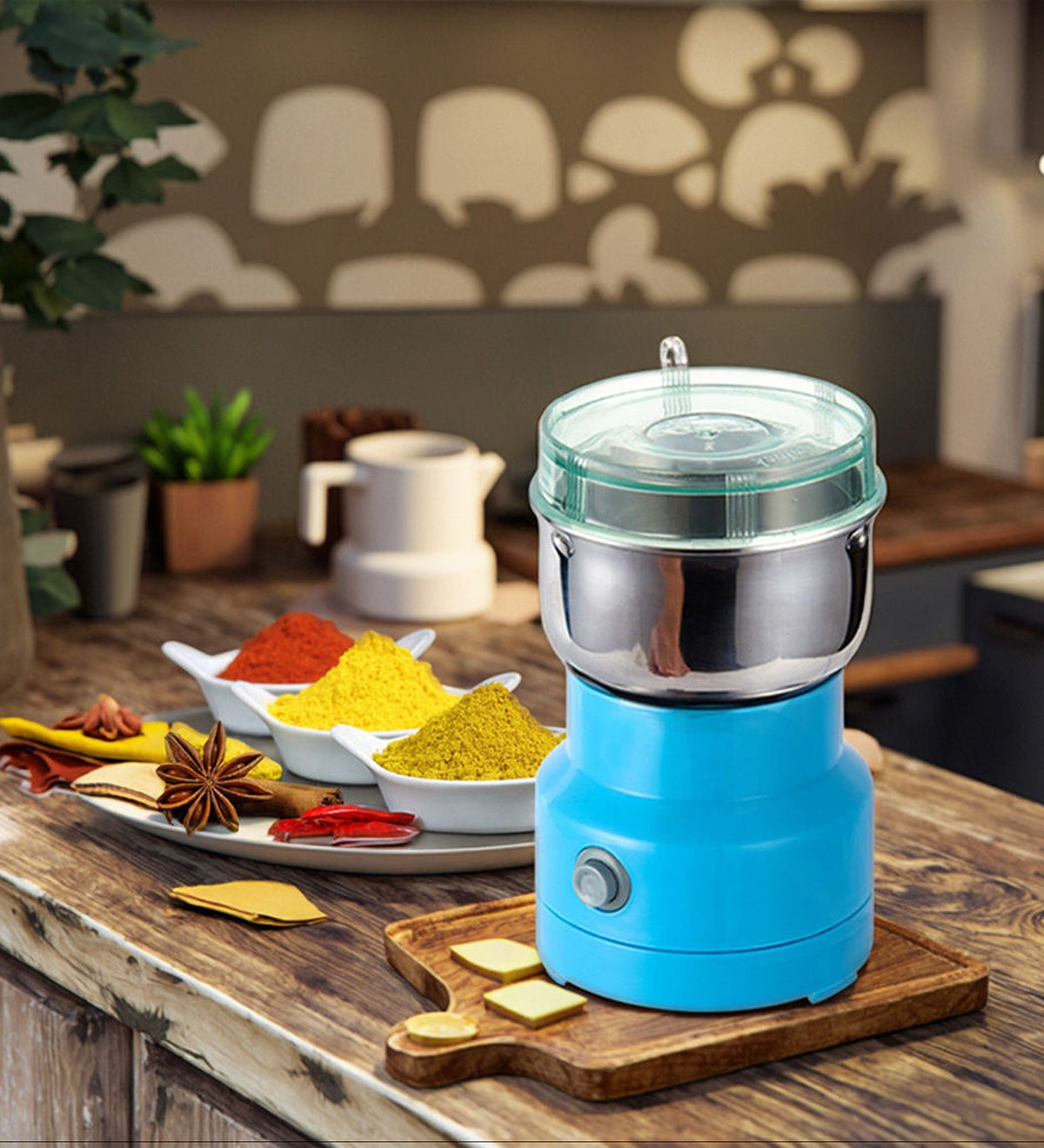 High Quality 300W Electric Coffee & Spice Grinder Stainless Steel