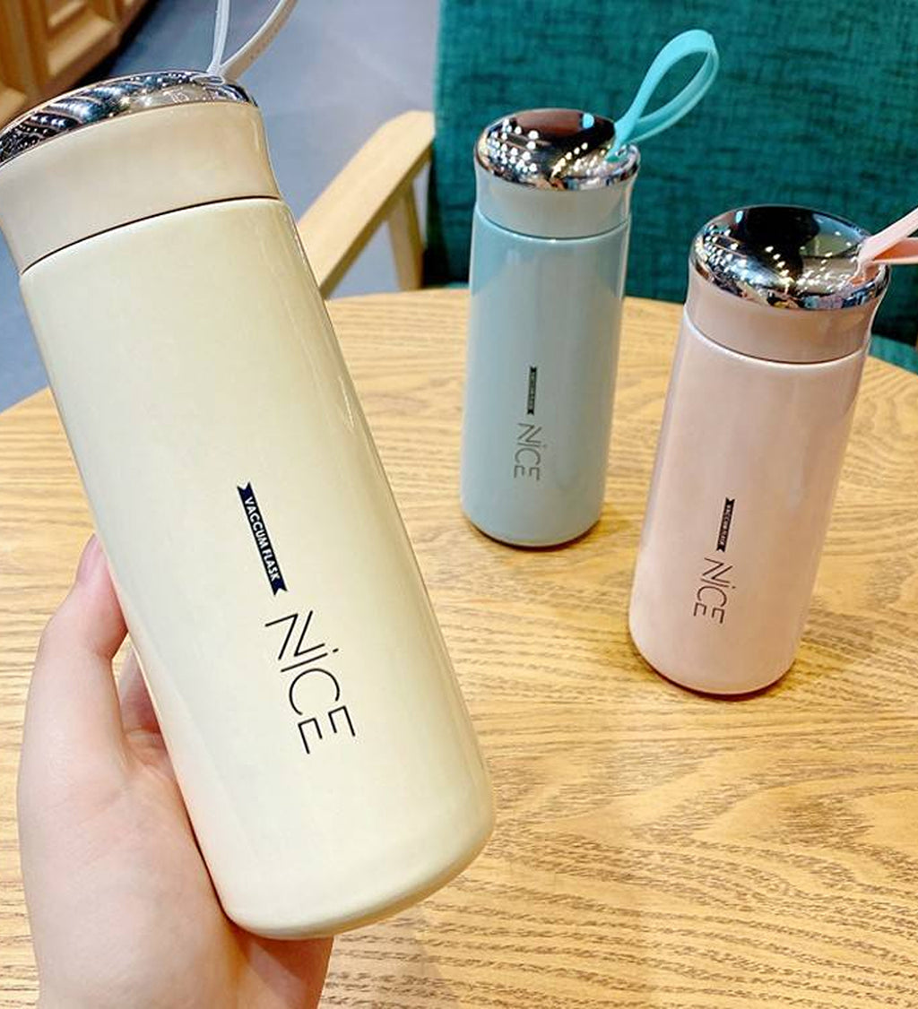 Stainless Steel Vacuum Insulated Water Bottle 400ml Leak Proof Flask