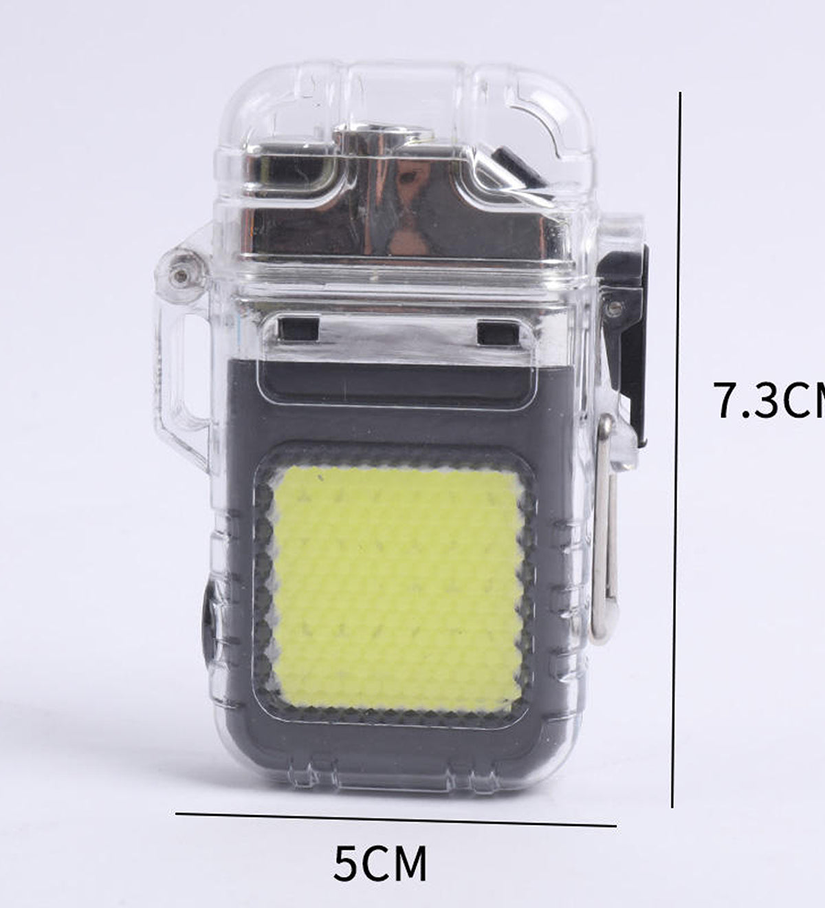 Rechargeable Windproof Torch Lighter with COB Flashlight USB Electric Lighter