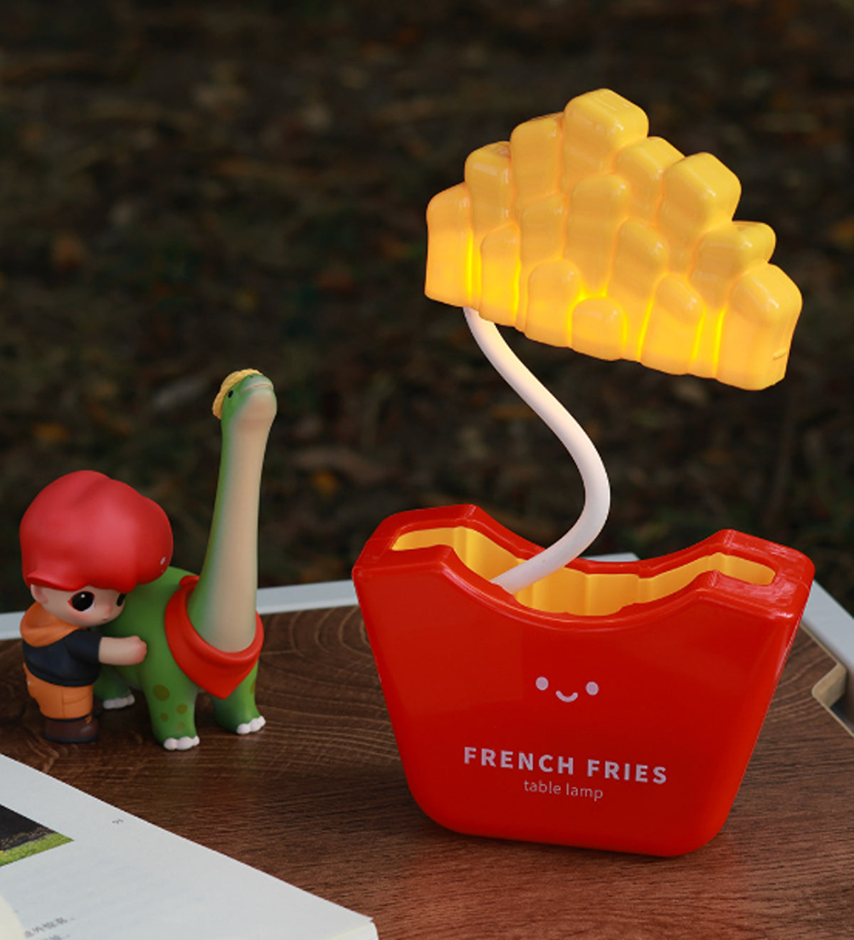 French Fries LED Night Light Cute Table Lamp for Kids Bedroom