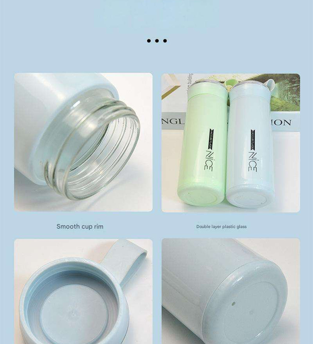 Stainless Steel Vacuum Insulated Water Bottle 400ml Leak Proof Flask