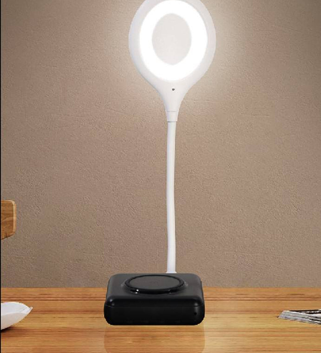 USB Voice Control LED Night Light Flexible Reading Lamp