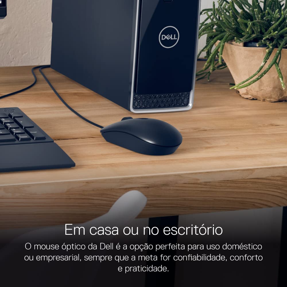 Dell MS116 Wired Optical Mouse 1000 DPI USB Black
