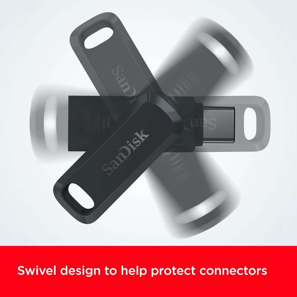 SanDisk Ultra Dual Drive Luxe USB Type-C Premium Metal Flash Drive