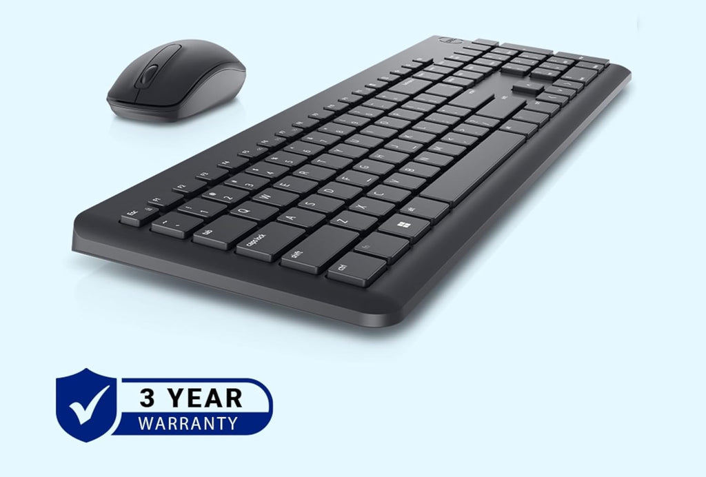 Dell KM3322W Wireless USB Keyboard and Mouse Combo Black