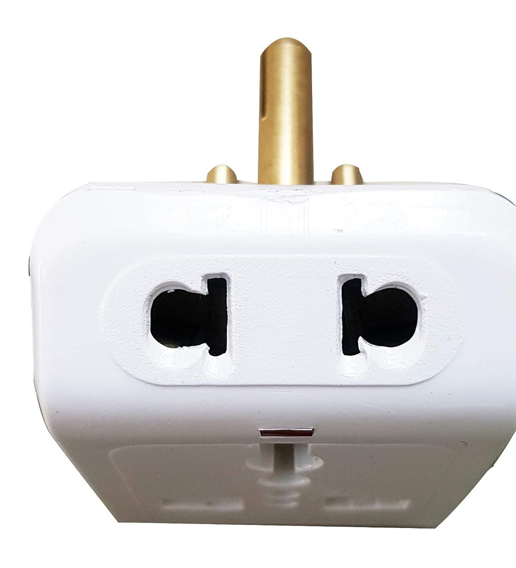 DZK Universal Multi Plug Adapter with Dual USB Ports