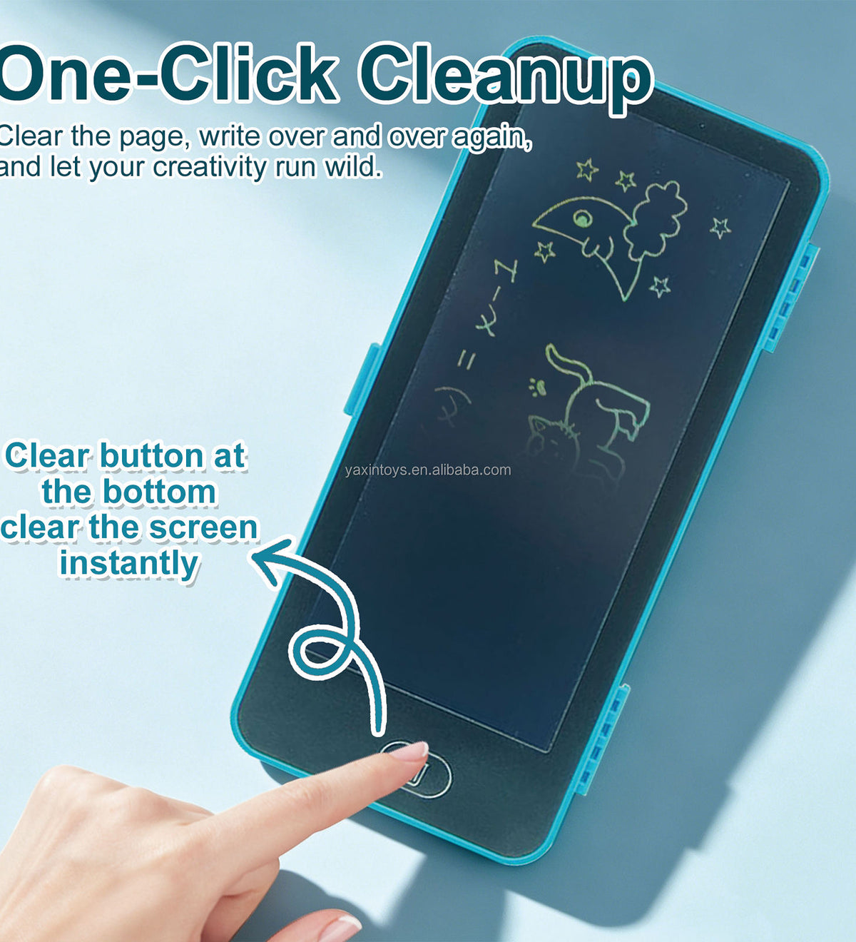 DZK LCD Writing Tablet 8.5 Inch Drawing Pad for Kids