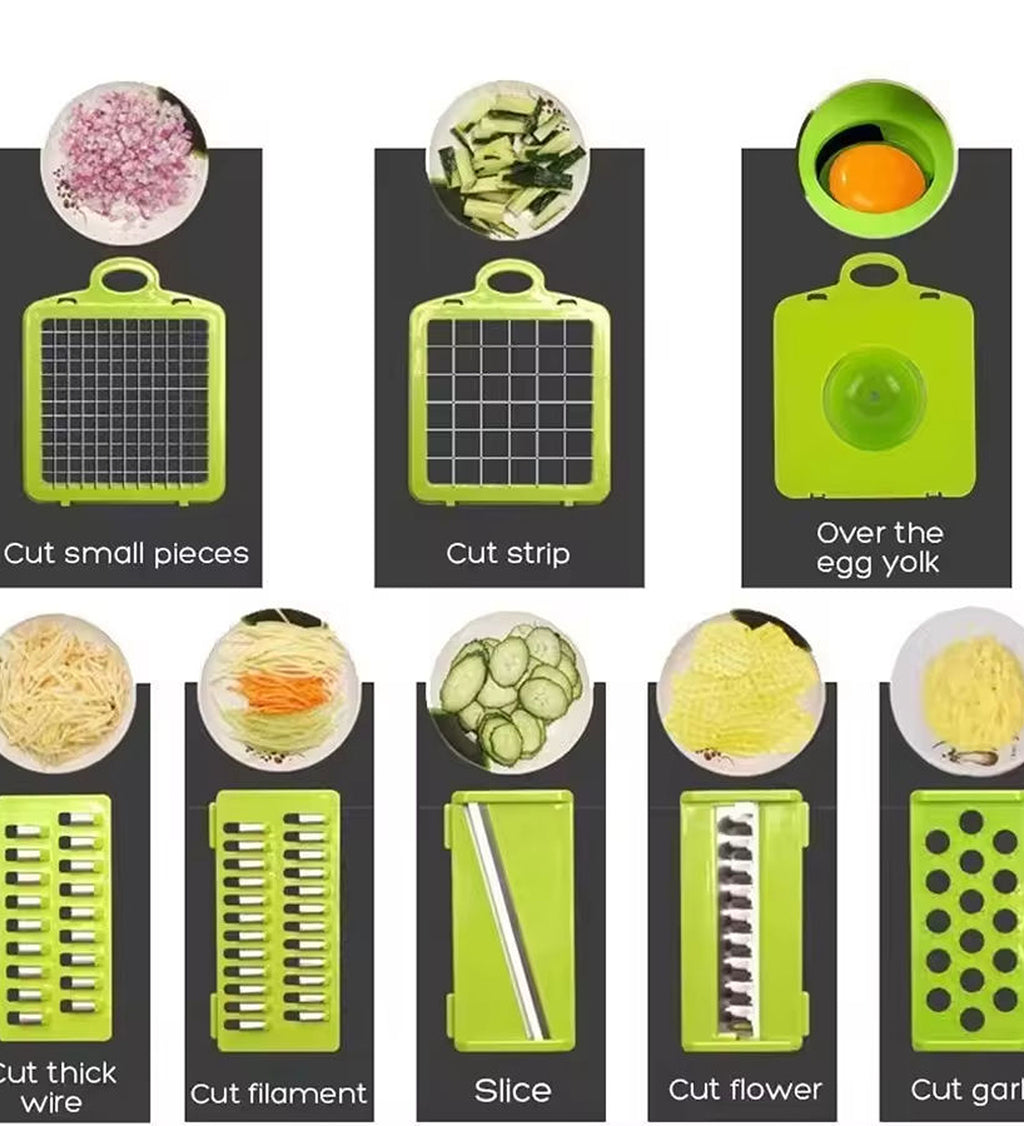 DZK 16 in 1 Vegetable & Onion Chopper Pro
