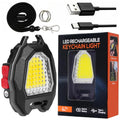 W5144 LED Rechargeable Keychain Light with Lighter, Bottle Opener & Magnet