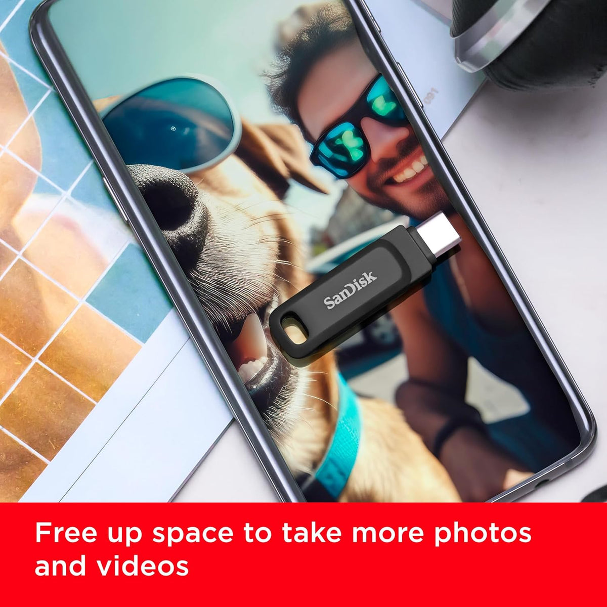 SanDisk Ultra Dual Drive Luxe USB Type-C Premium Metal Flash Drive
