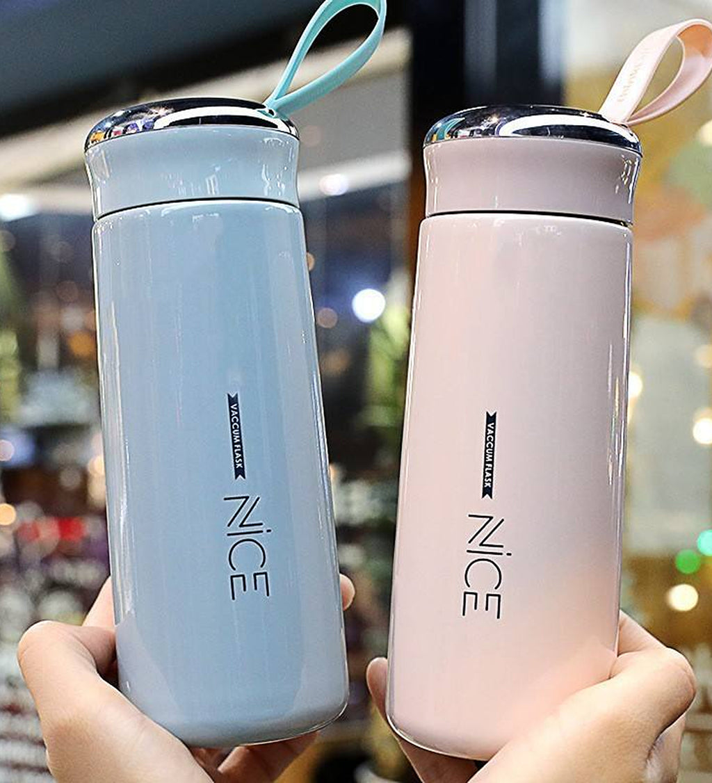Stainless Steel Vacuum Insulated Water Bottle 400ml Leak Proof Flask