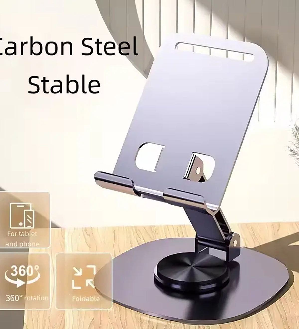 DZK Adjustable 360° Rotation Foldable Mobile Phone Stand