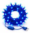 Bright Blue LED Fairy String Lights with Plug & Controller for Festival, Home, Christmas & Party Decoration