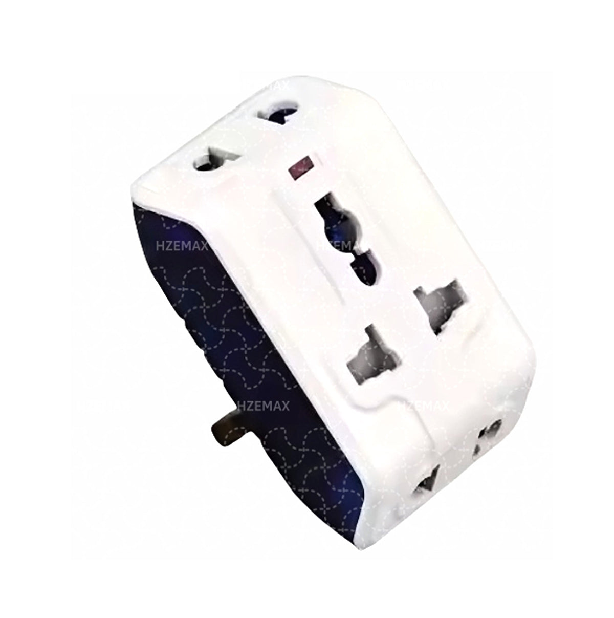 DZK Universal Multi Plug Adapter with Dual USB Ports