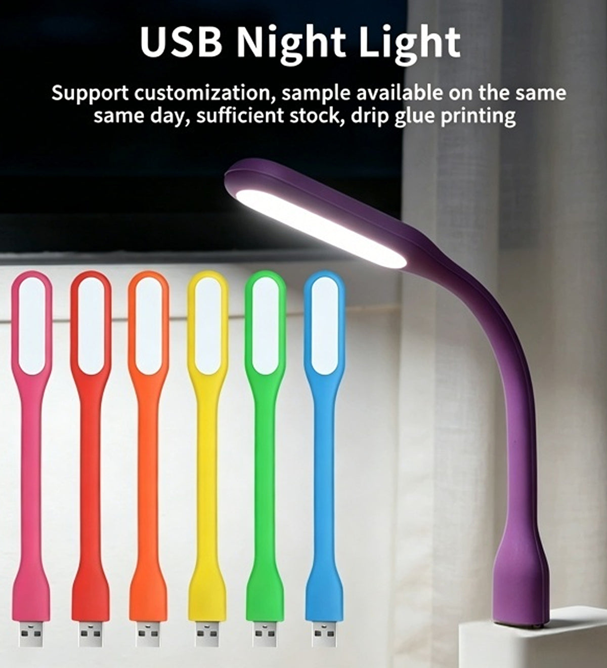 DZK Flexible USB LED Mini Reading Light