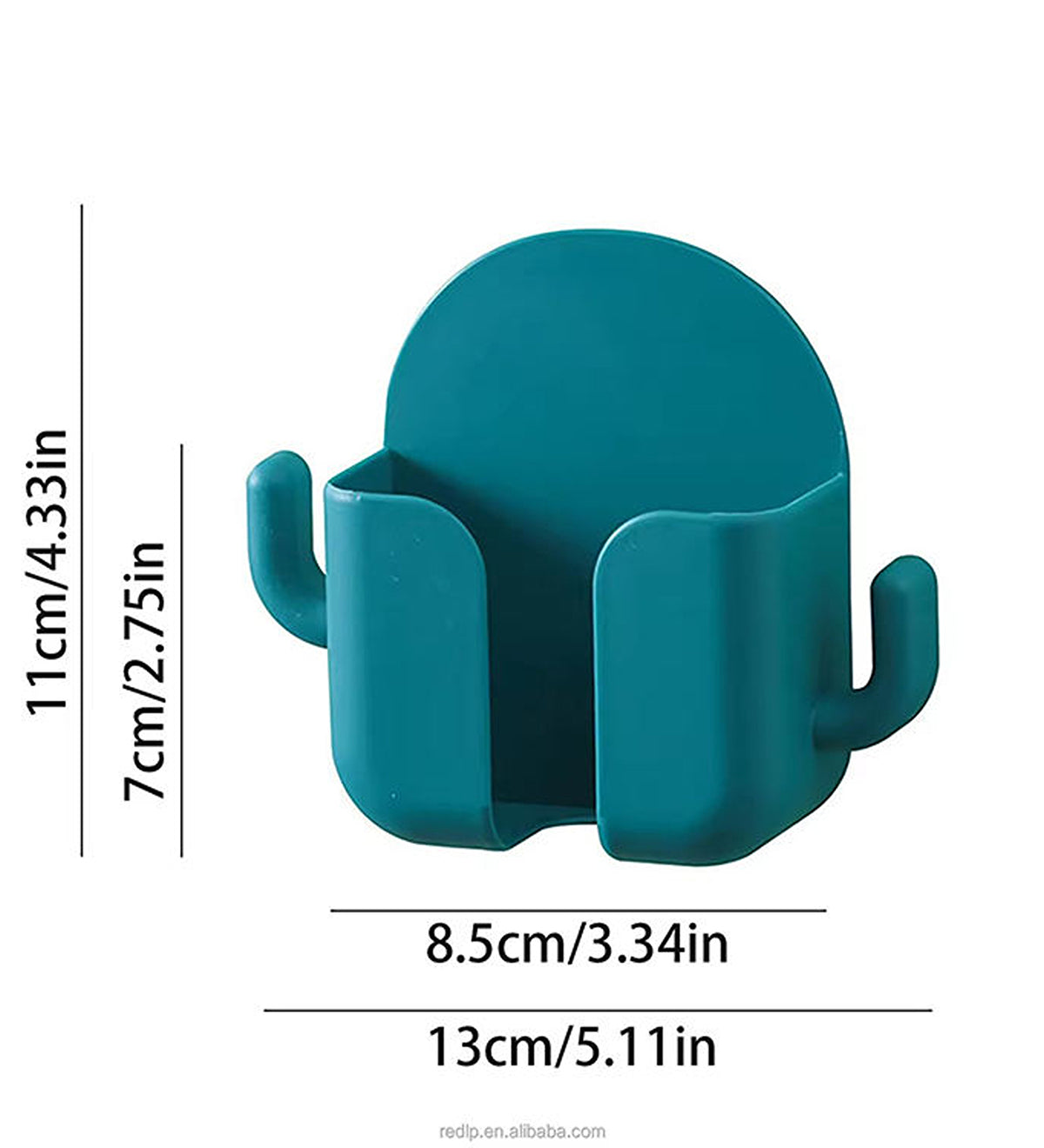 DZK Wall Mounted Remote Control Holder with Hook