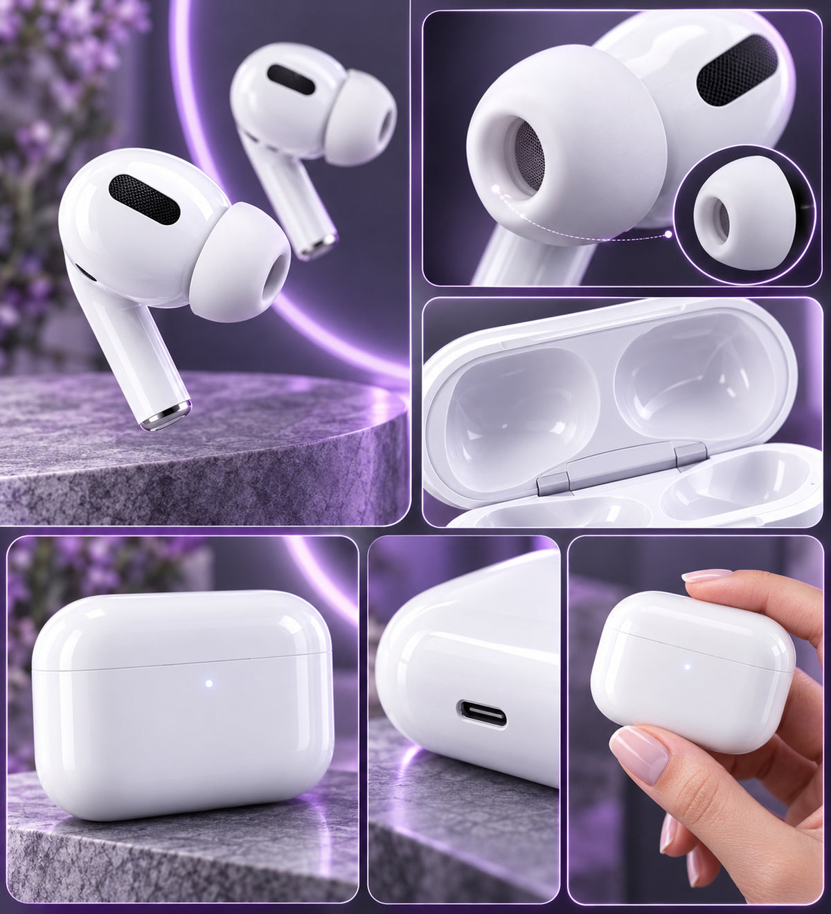 Premium True Wireless Bluetooth Earbuds with Touch Control, Low Latency & Charging Case | TWS Earphones for Music, Calls & Gaming