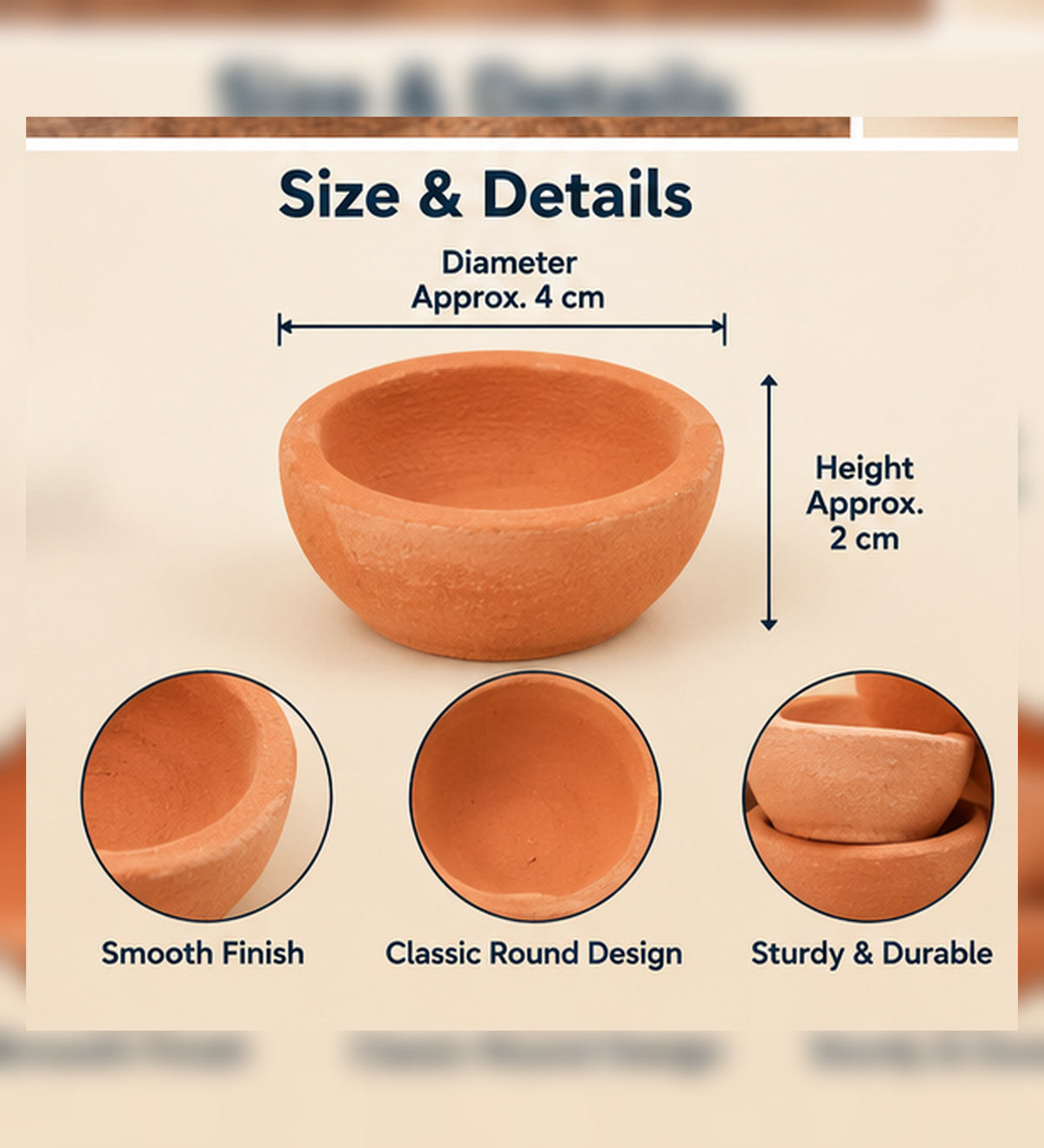 Traditional Terracotta Clay Diya Pack OF 12 | Handmade Earthen Deepak for Diwali, Pooja, Rangoli & Home Decor